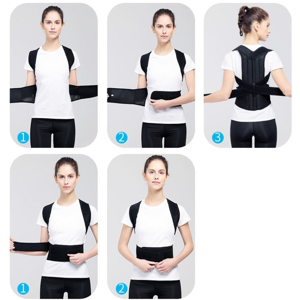 Adjustable Back Shoulder Posture Corrector Belt - Clavicle, Spine, Neck, Upper body Support