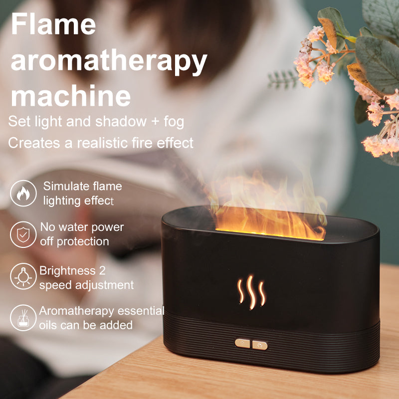 Humidifier Fire Flame Aroma Diffuser Ultrasonic