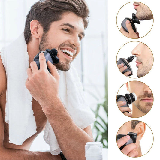 5 In 1 Multifunctional Electric Shaver-Rechargeable Bald Head Shavers